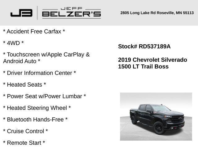 used 2019 Chevrolet Silverado 1500 car, priced at $26,023