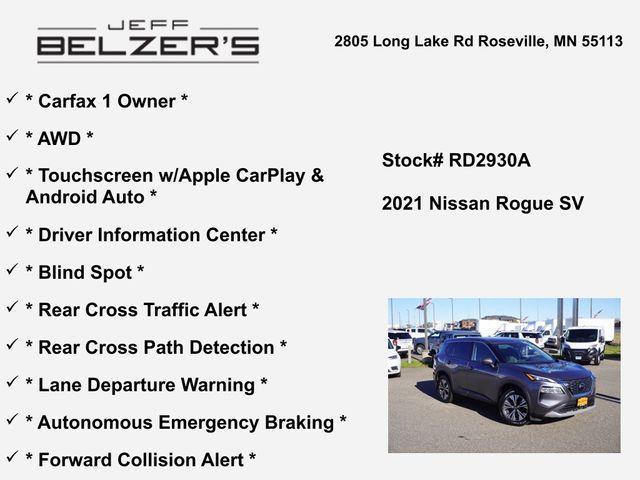 used 2021 Nissan Rogue car, priced at $22,279