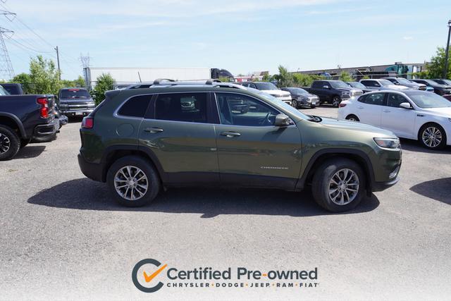 used 2021 Jeep Cherokee car, priced at $27,351