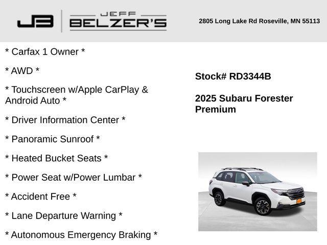used 2025 Subaru Forester car, priced at $30,737