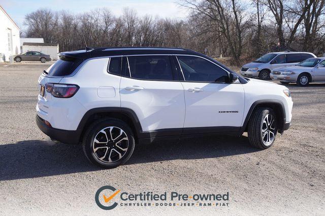 used 2022 Jeep Compass car, priced at $25,642