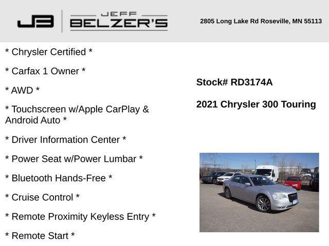 used 2021 Chrysler 300 car, priced at $22,396