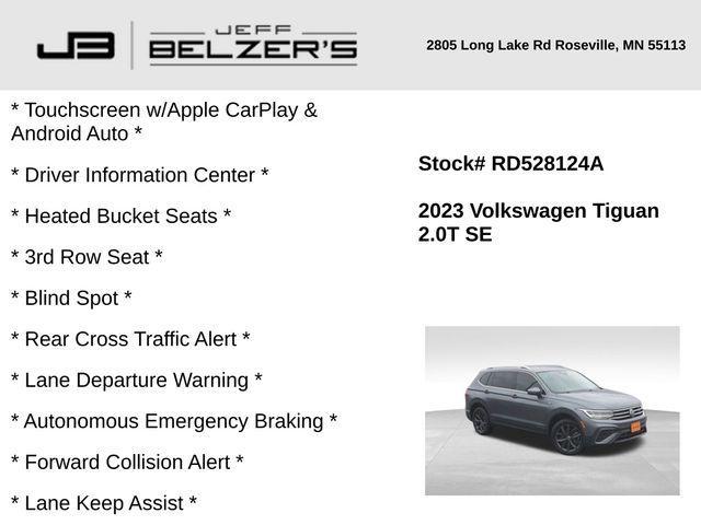 used 2023 Volkswagen Tiguan car, priced at $22,983