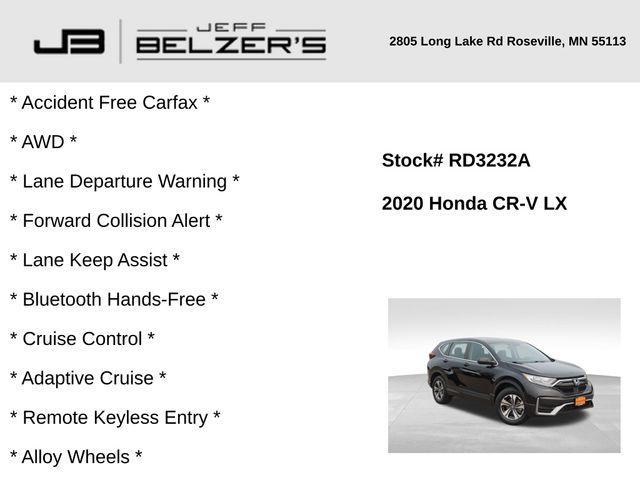 used 2020 Honda CR-V car, priced at $26,375