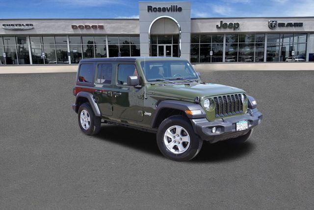 used 2021 Jeep Wrangler Unlimited car, priced at $35,896