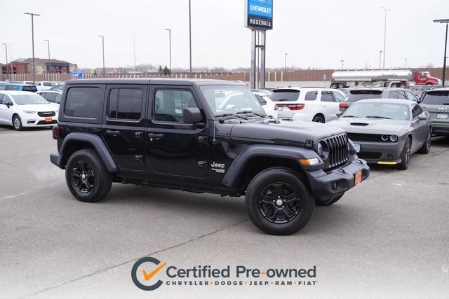 used 2020 Jeep Wrangler Unlimited car, priced at $32,925