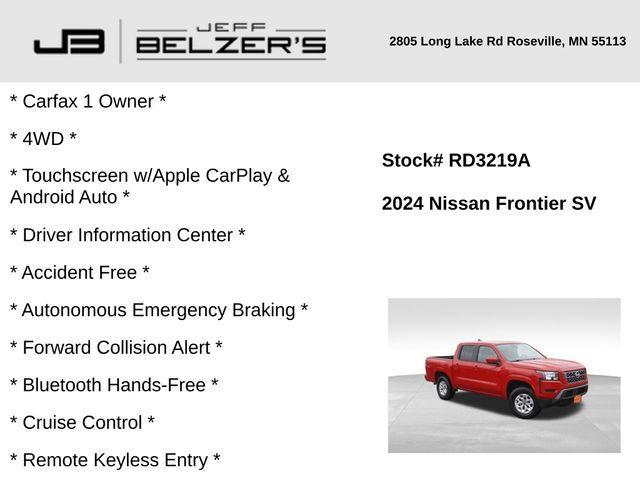 used 2024 Nissan Frontier car, priced at $34,445