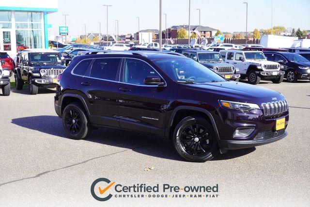 used 2021 Jeep Cherokee car, priced at $24,347