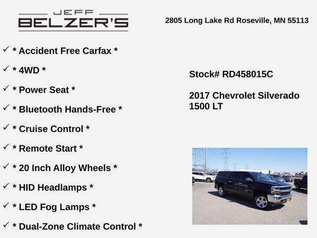 used 2017 Chevrolet Silverado 1500 car, priced at $25,582