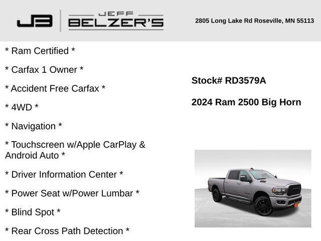 used 2024 Ram 2500 car, priced at $41,844
