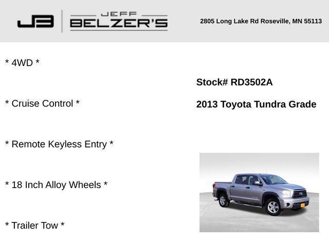used 2013 Toyota Tundra car, priced at $13,777
