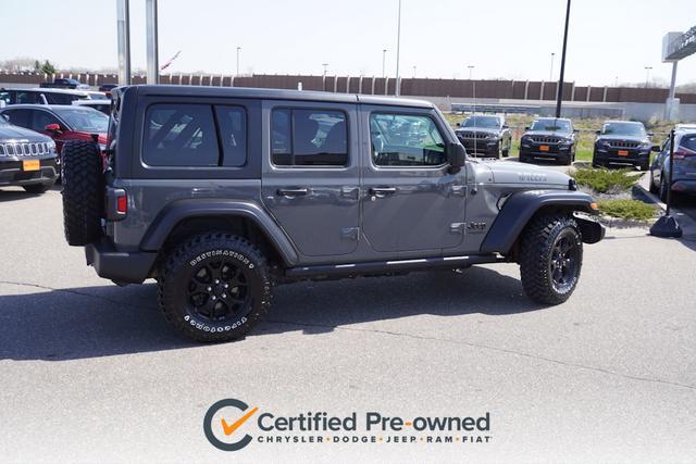 used 2021 Jeep Wrangler Unlimited car, priced at $35,272