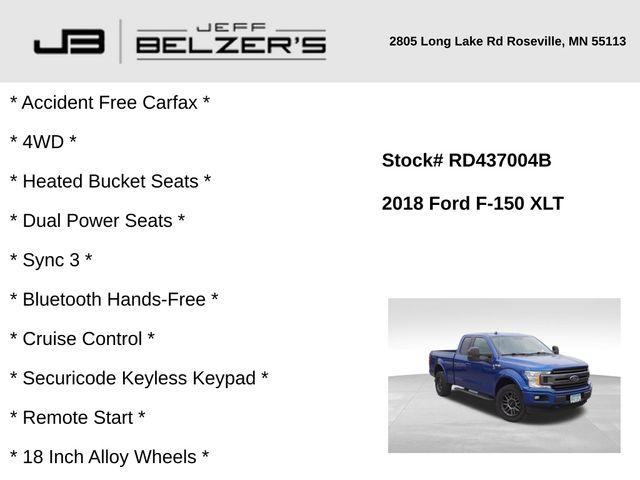 used 2018 Ford F-150 car, priced at $23,343