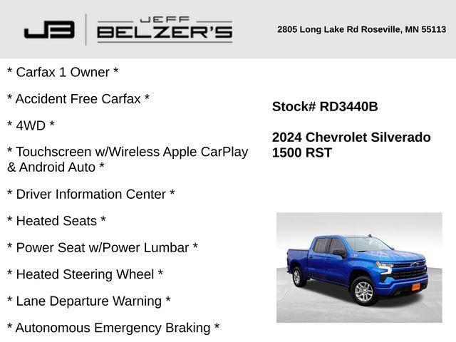 used 2024 Chevrolet Silverado 1500 car, priced at $44,664