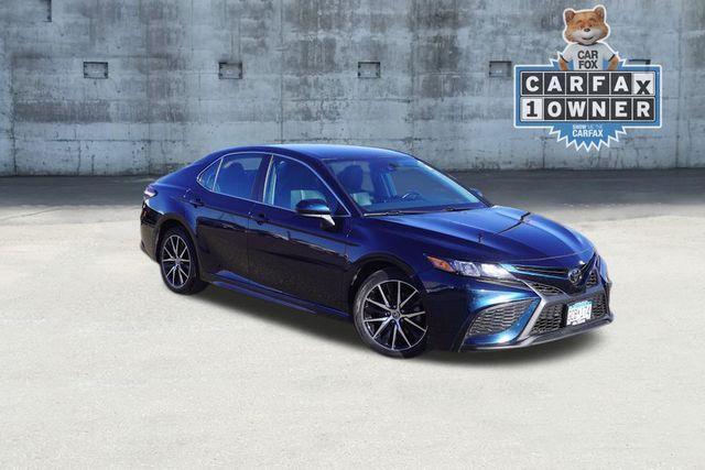 used 2021 Toyota Camry car, priced at $21,642