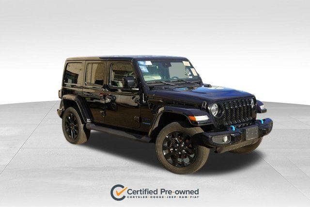 used 2021 Jeep Wrangler Unlimited 4xe car, priced at $35,487