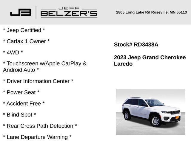 used 2023 Jeep Grand Cherokee car, priced at $29,220