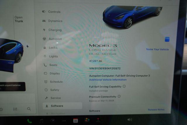 used 2019 Tesla Model 3 car, priced at $23,476