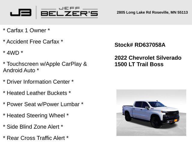 used 2022 Chevrolet Silverado 1500 Limited car, priced at $34,744