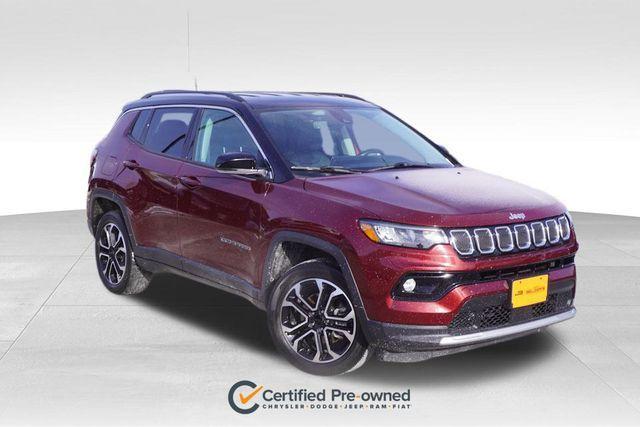 used 2022 Jeep Compass car, priced at $23,518