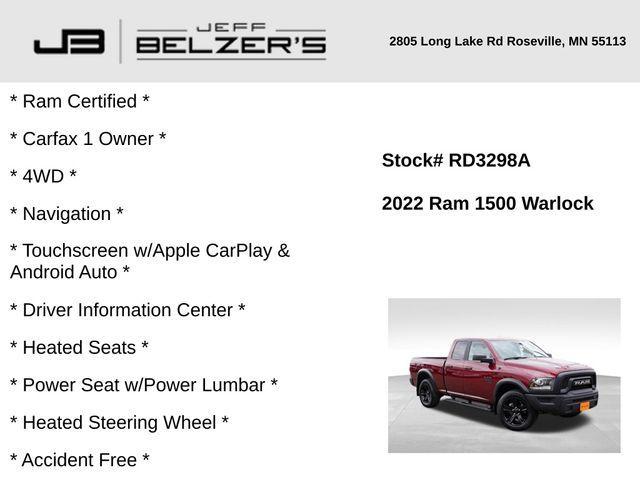 used 2022 Ram 1500 Classic car, priced at $33,477