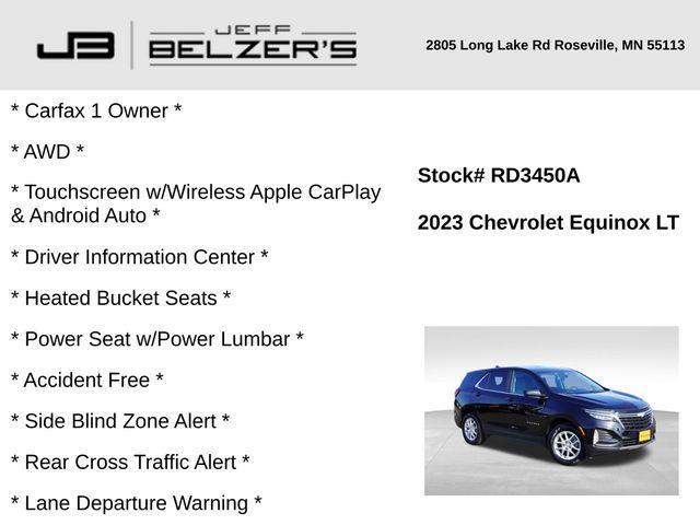 used 2023 Chevrolet Equinox car, priced at $20,425
