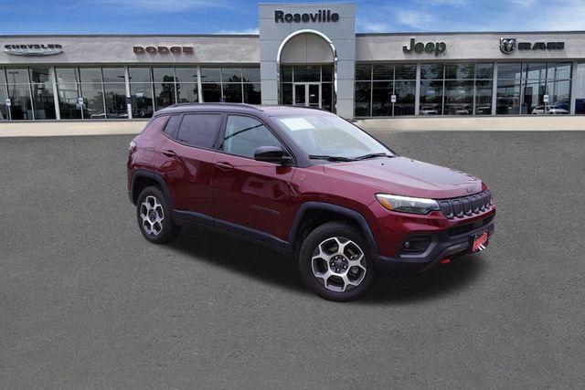 used 2022 Jeep Compass car, priced at $25,314