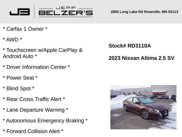 used 2023 Nissan Altima car, priced at $23,947