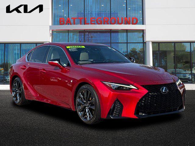 used 2022 Lexus IS 350 car, priced at $39,250