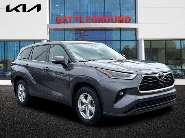 used 2021 Toyota Highlander car, priced at $25,000