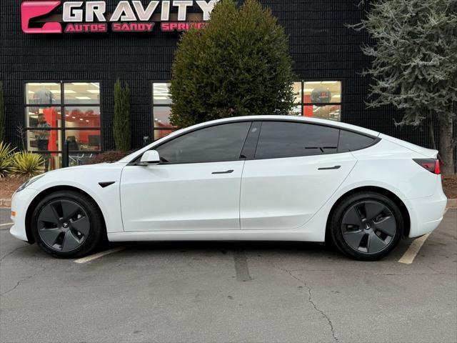 used 2021 Tesla Model 3 car, priced at $24,895