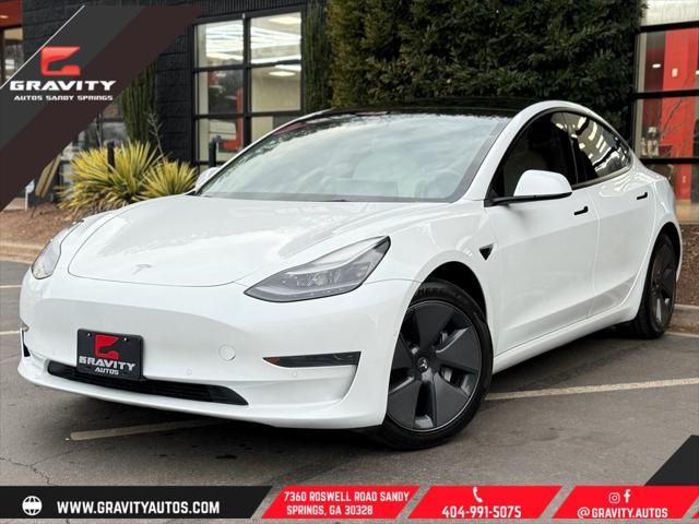 used 2021 Tesla Model 3 car, priced at $24,895