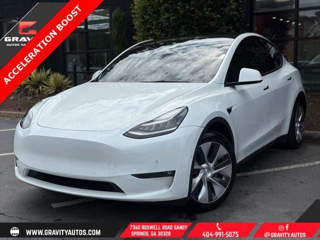 used 2021 Tesla Model Y car, priced at $27,895