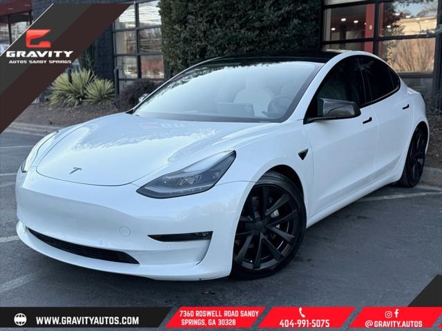 used 2021 Tesla Model 3 car, priced at $23,895