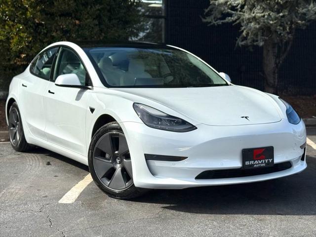 used 2021 Tesla Model 3 car, priced at $23,695