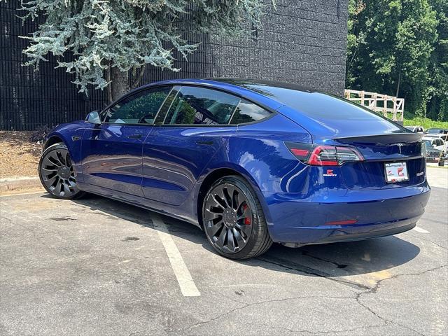 used 2023 Tesla Model 3 car, priced at $27,895