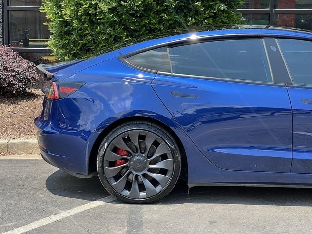 used 2023 Tesla Model 3 car, priced at $27,895