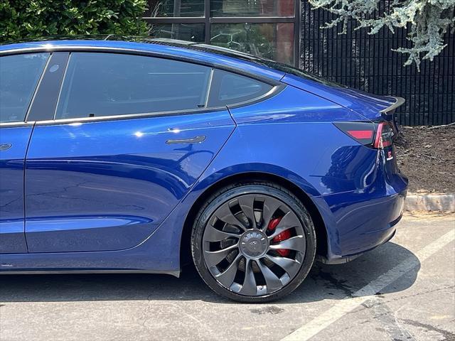used 2023 Tesla Model 3 car, priced at $27,895