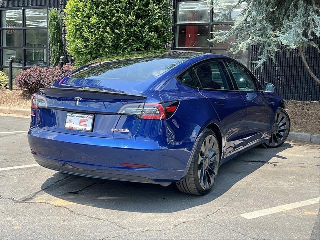 used 2023 Tesla Model 3 car, priced at $27,895