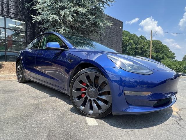 used 2023 Tesla Model 3 car, priced at $27,895