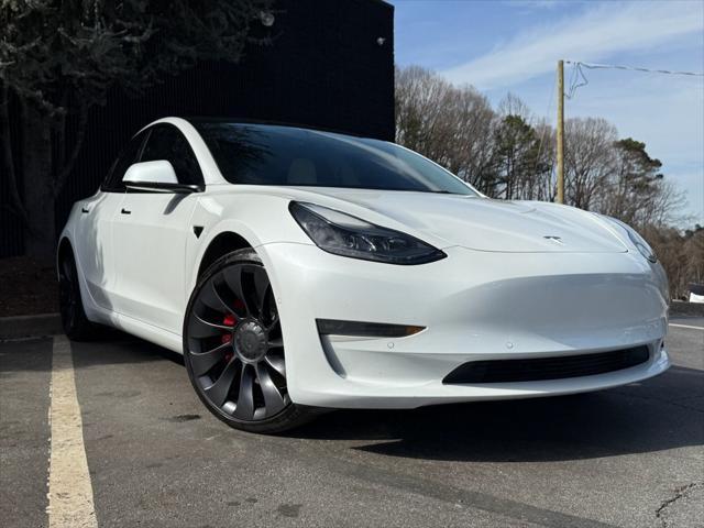 used 2022 Tesla Model 3 car, priced at $30,795