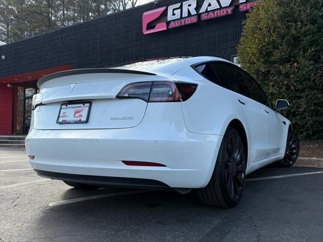 used 2022 Tesla Model 3 car, priced at $30,795