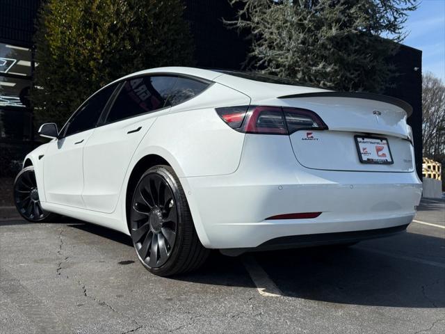 used 2022 Tesla Model 3 car, priced at $30,795