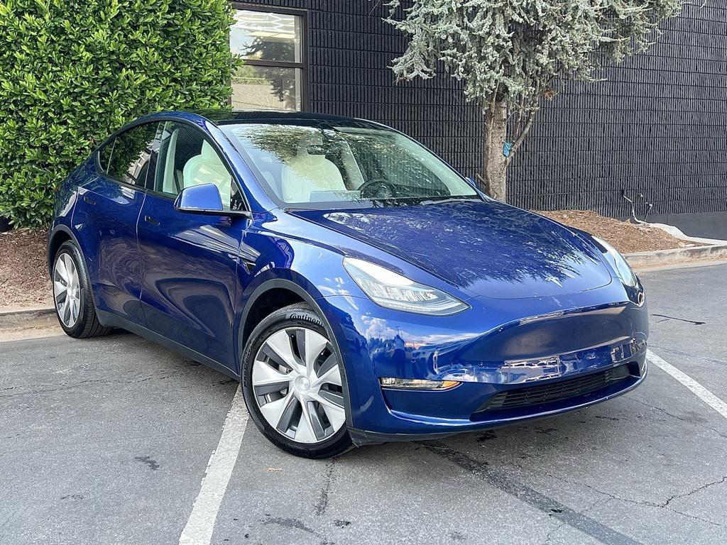 used 2021 Tesla Model Y car, priced at $27,985