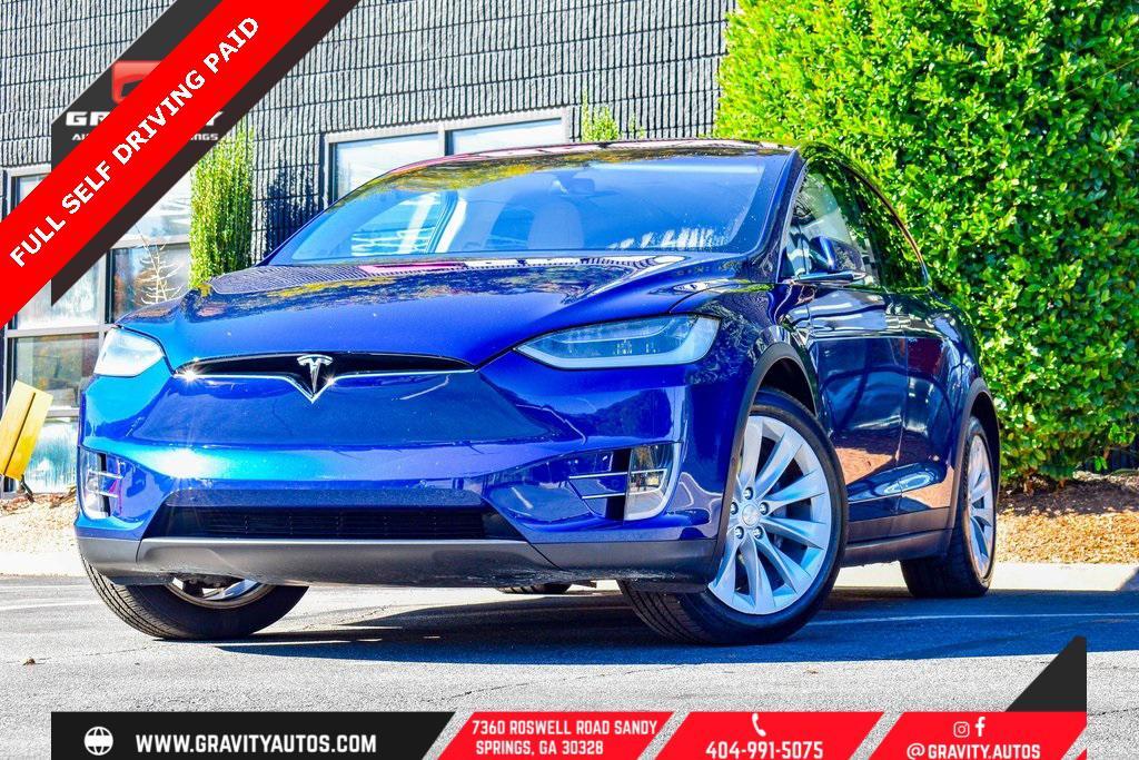 used 2017 Tesla Model X car, priced at $28,895