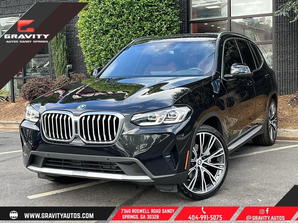 used 2022 BMW X3 car, priced at $30,895
