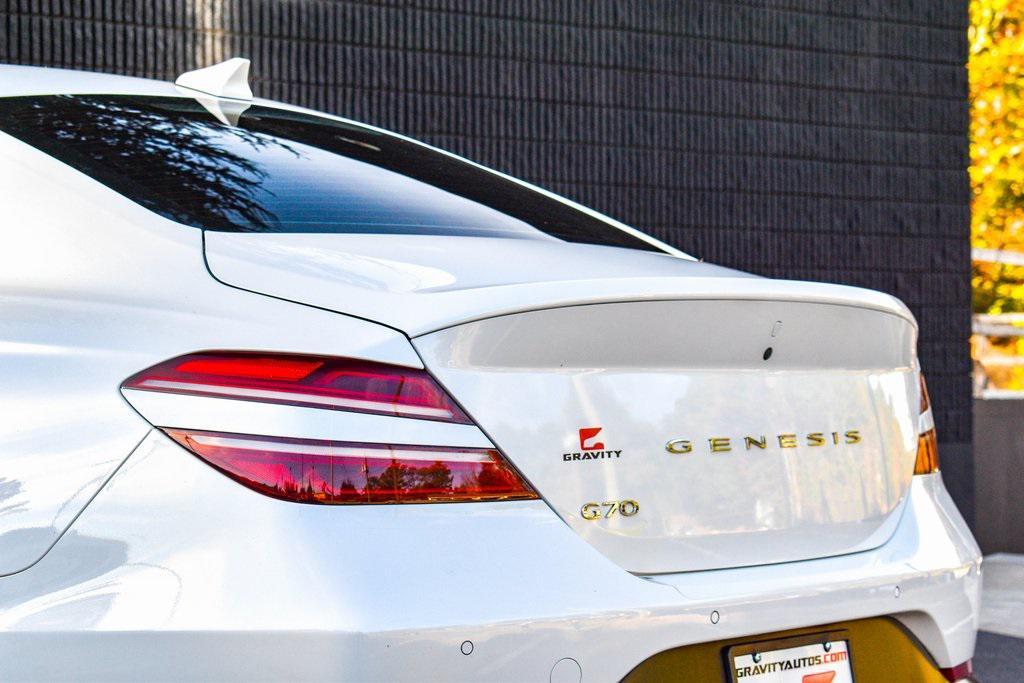 used 2022 Genesis G70 car, priced at $23,895