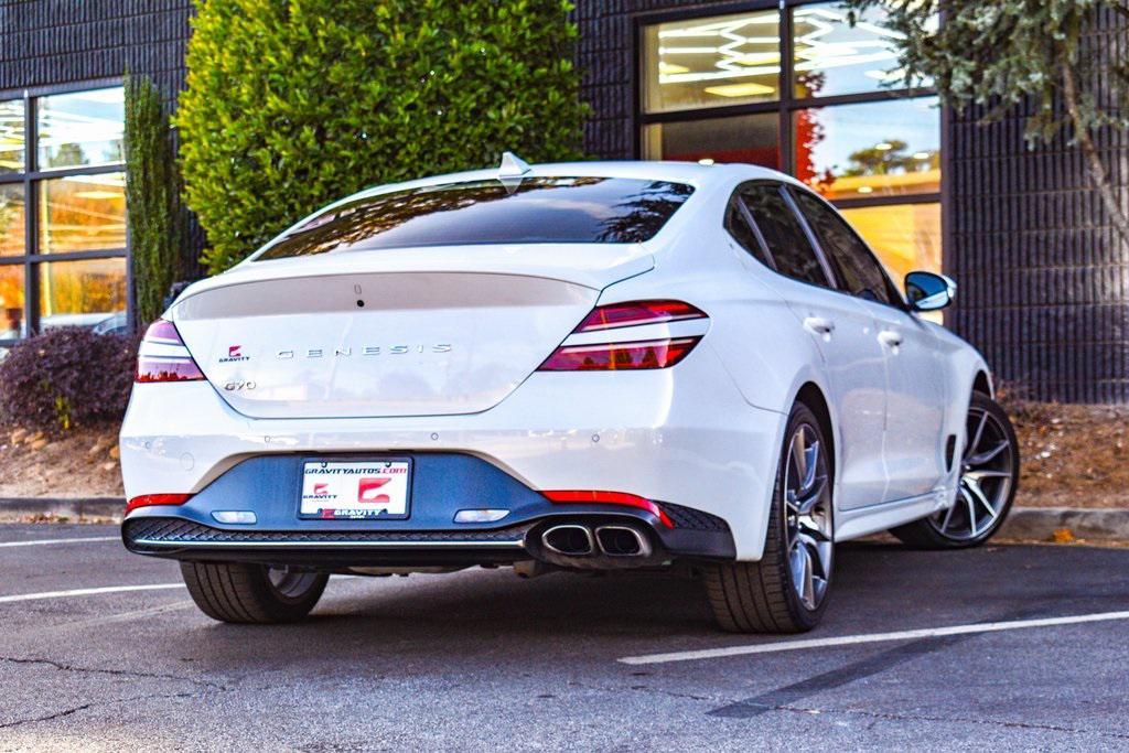 used 2022 Genesis G70 car, priced at $23,895