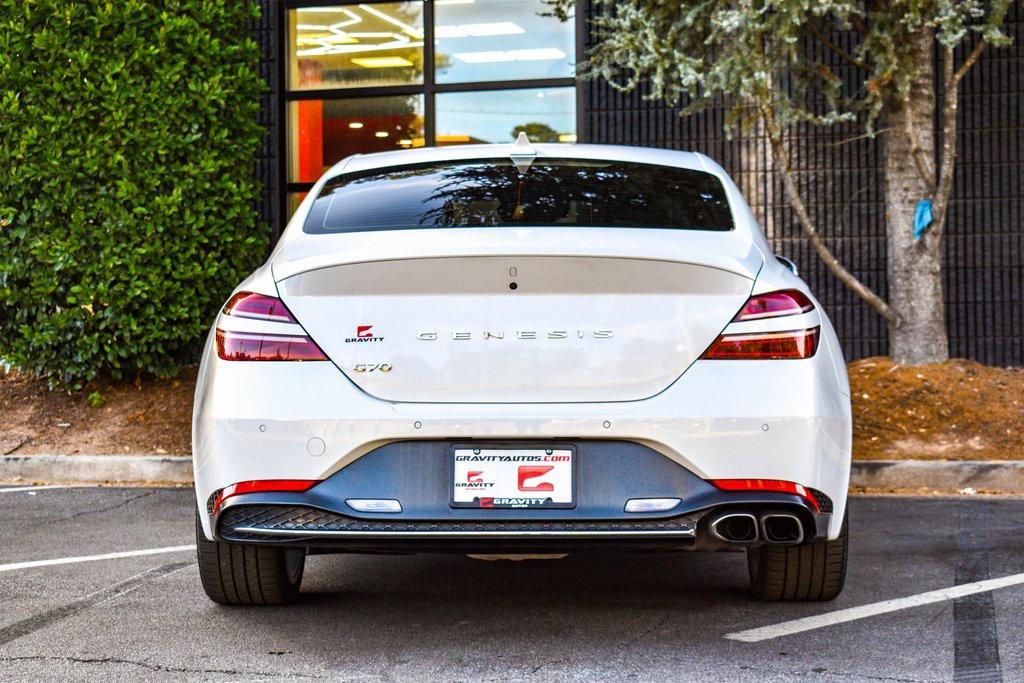 used 2022 Genesis G70 car, priced at $23,895