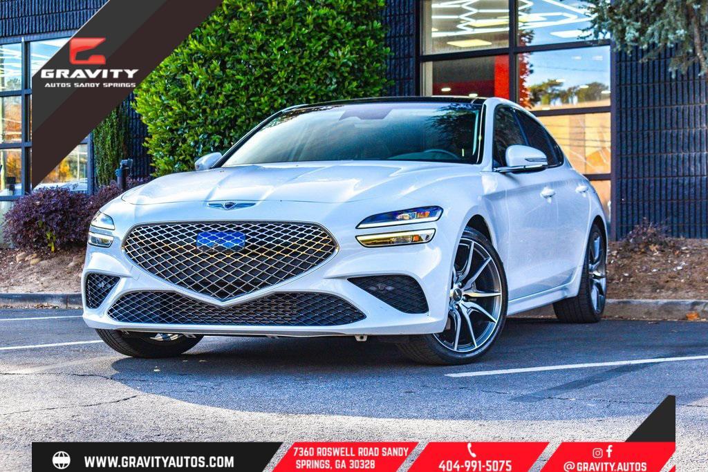 used 2022 Genesis G70 car, priced at $23,895